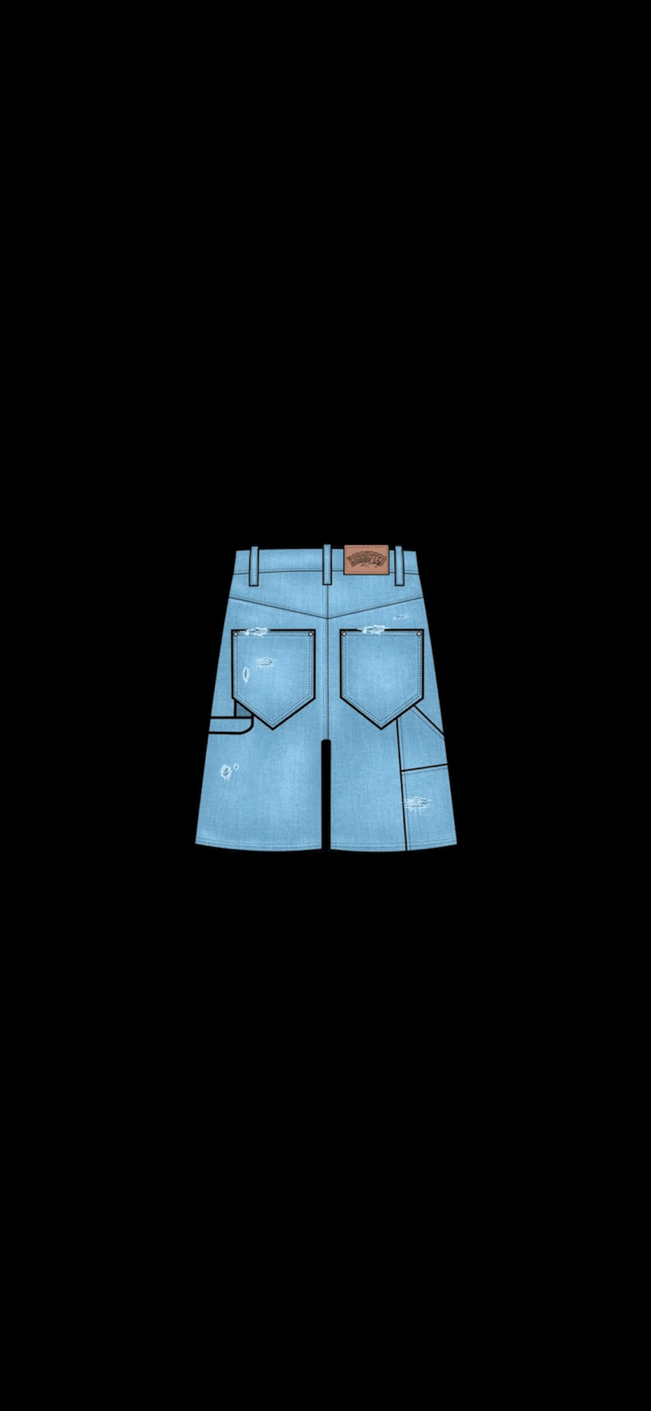 Korrupted living blue(jorts)