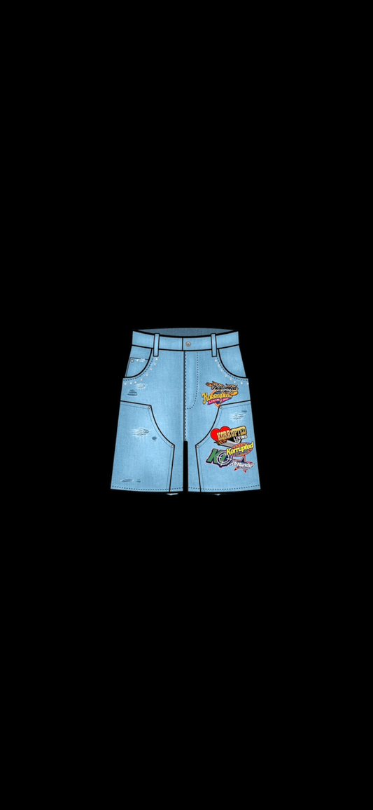 Korrupted living blue(jorts)